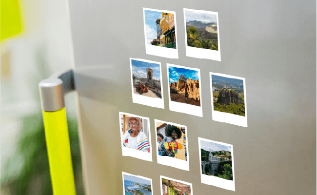 18 IMANES POLAROID por $40.000 | FotoFoto Colombia