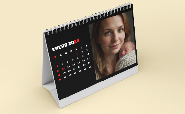 Impresión económica de <strong>Calendario de Escritorio 2026 $48.000</strong>