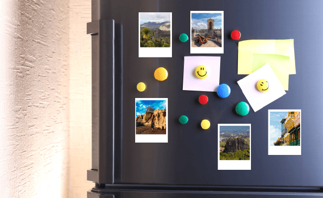 Impresión económica de 18 IMANES POLAROID por $40.000