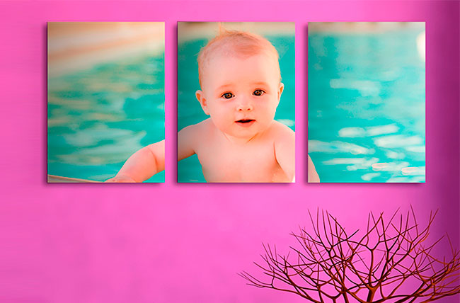 Decora con un Fotoretablo Tríptico 40x90 cm