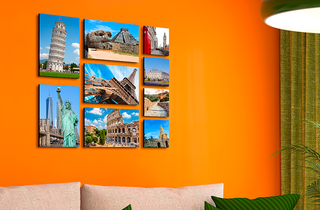 Decora con un Fotoretablo Wall Design 3 65x60cm.