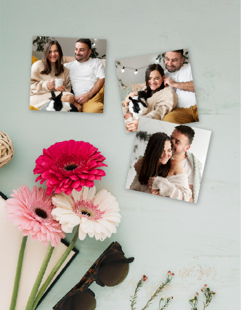 Impresión en papel fotográfico a domicilio Combo 100 Fotos Premium 6x6cm