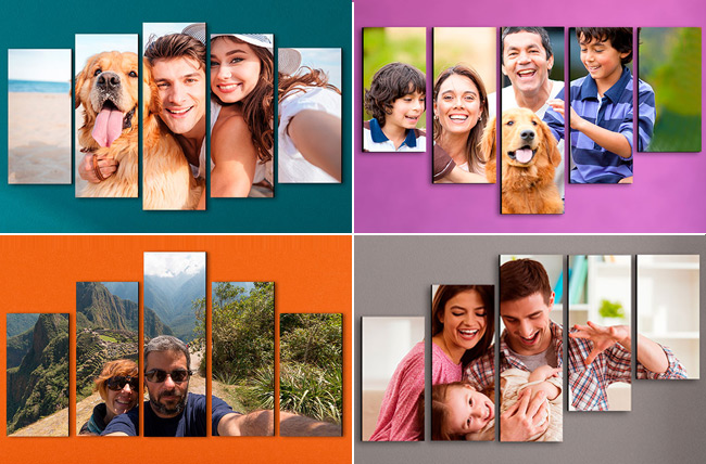 Diseñar Fotoretablo Políptico 100x60 cm