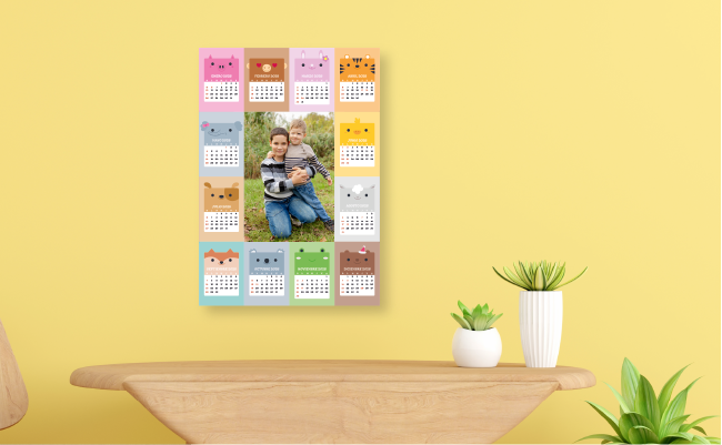 Diseñar Calendario de Pared 33x47 cm
