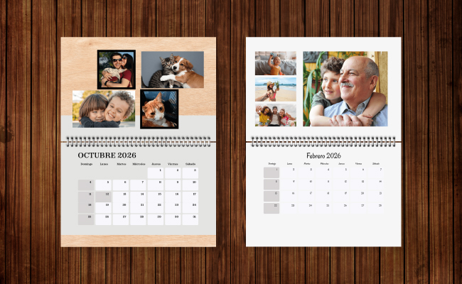 Diseñar Calendario Multipágina Horizontal