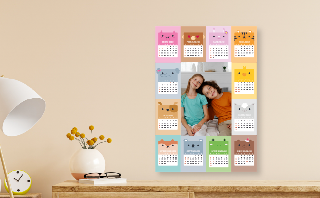 Crear Calendario de Pared 33x47 cm